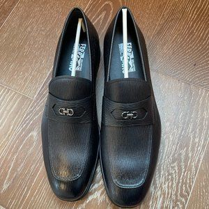 Salvatore Ferragamo Men's Martin Gancini Leather Penny Loafers 11.5 E